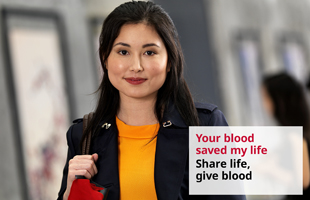 World Blood Donor Day 2016 material: Your blood saved my life