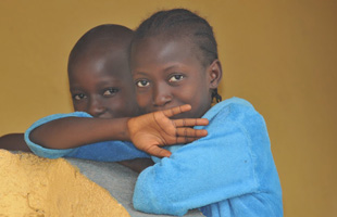 Children in Liberia, during the Ebola outbreak 2014