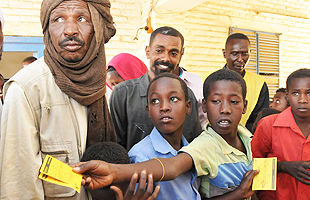 Yellow fever vaccination, Sudan